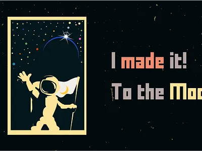 See you in space design illustration vector