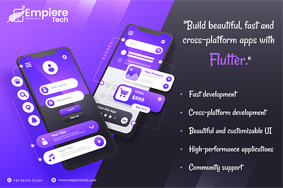 📱 Experience the magic of Flutter for your next mobile app! app appstore behance chatgpt dartlang development dribbble flutteranimation flutterapp fluttercommunity flutterdev flutterlove flutterplugins flutterui fluttervsreactnative flutterwidgets google insta mobile playstore