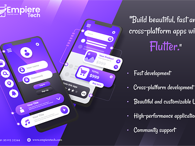 📱 Experience the magic of Flutter for your next mobile app! app appstore behance chatgpt dartlang development dribbble flutteranimation flutterapp fluttercommunity flutterdev flutterlove flutterplugins flutterui fluttervsreactnative flutterwidgets google insta mobile playstore