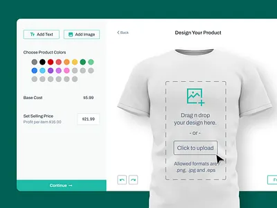 Viral Style Create Module apparel application cloth create design module platform screen sell style ui ux webapp