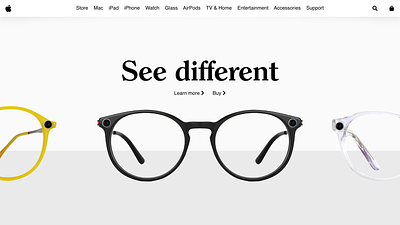 Apple Glass apple dailyui design eye eyewear glass glasses inspiration personal retro throwback ui