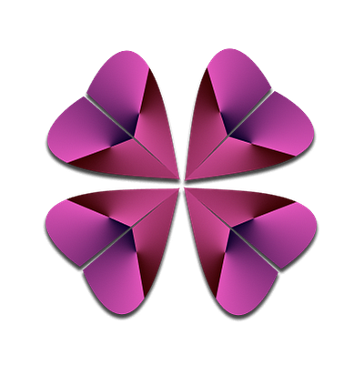 Illustration- heart & flower figma figmadesign logo vector