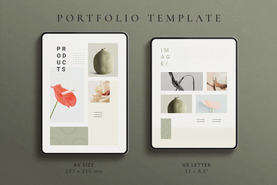 Portfolio Template #2 app branding design graphic design illustration logo typography ui ux vector