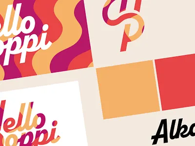 Hello Poppi Branding branding design graphic design illustration logo design