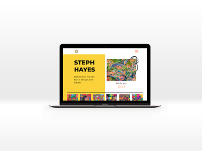 Stephanie Hayes' Website - Selected Screengrabs artists website fine art for sale harrogate north yorkshire ui united kingdom ux visionary artist wordpress