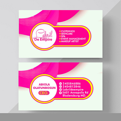BUSINESS CARD business card graphic design