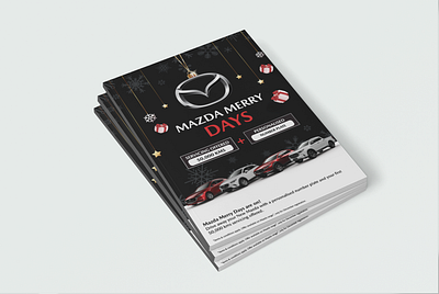 Mazda " Merry Days " Campaign brand campaign christmas design digital graphic design illustration illustrator insert mag insert magazine marketing. mazda mazda range merry merry days offer photoshop promo range