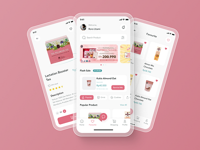 Maternity E-Commerce App - UI/UX Design design ecommerce maternity mobile app mom ui uiux