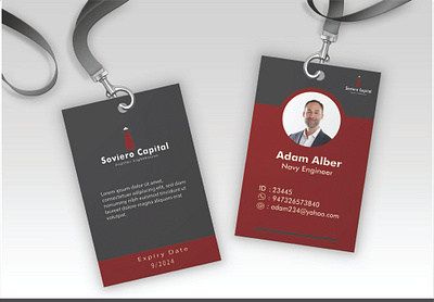 ID Card Design branding graphic design logo typography