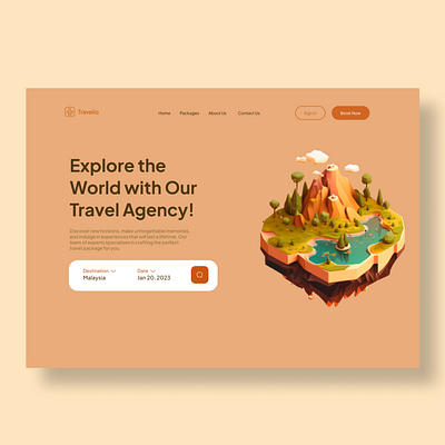 Responsive Travelling Agency Website design responsive responsive web design responsive web development ui web design web development website design