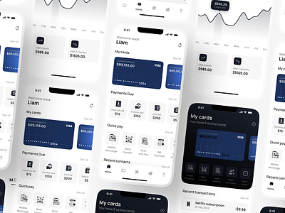 UI/UX Design for Finance App app design intutivedesign ui ui design userexperience userinterface ux ux design