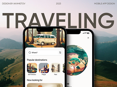 Traveling - a faithful travel helper app design figma house mobile travel traveling ui ux