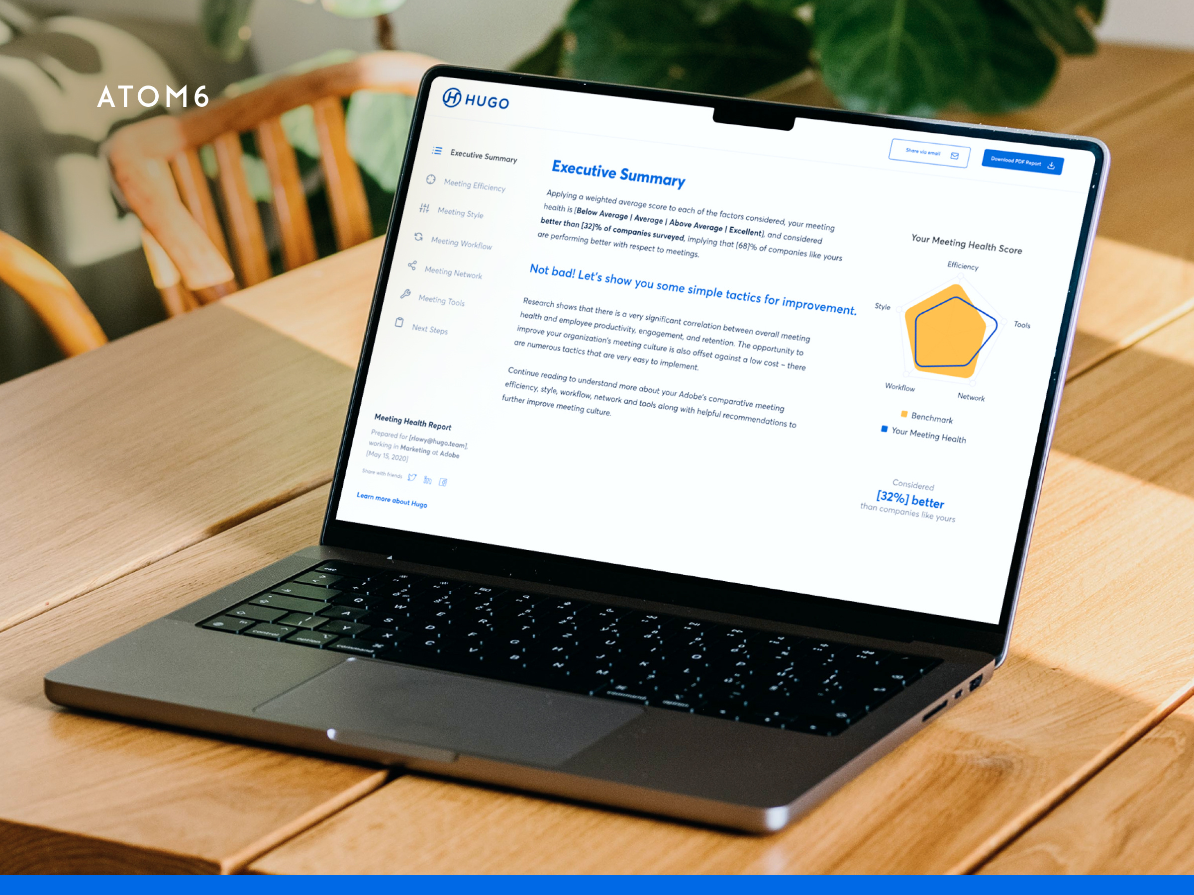 Web Application - Hugo animation blue dashboard figma interface minimalist modern motion ui uidesign ux