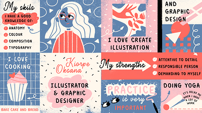 Let's get introduced! graphic design illustration typography