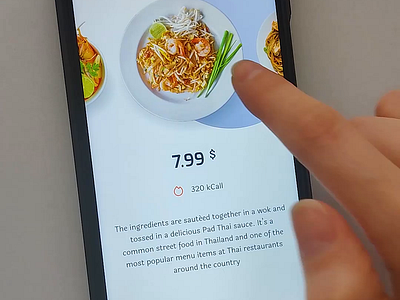 Asian Food Delivery after effect animated design animation branding color delivery app design figma food graphic design motion motion graphics phad thai typography ui ux