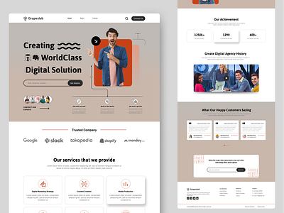 Agency Website UI Design Concept agency web agency website best designer home page design landing page top designer ui ui designer uiux ux ux designer web web design web designer web ui website website design website design 2023 website redesign website ui