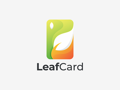 Leaf Card app branding design graphic design icon illustration leaf card coloring leaf card logo logo ui ux vector