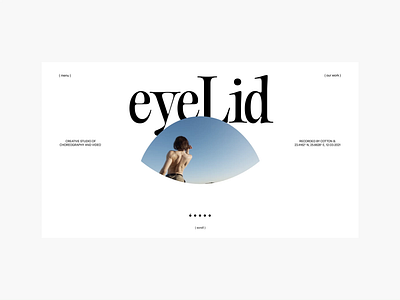 eyeLid animation branding design graphic design motion graphics typography ui vector