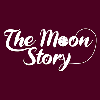 The moon story logo brand identity branding design graphic design illustration illustrator logo vector