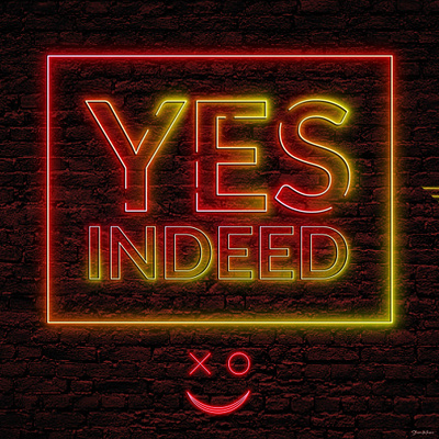 yes indeed design effects graphic design illustration photoshop