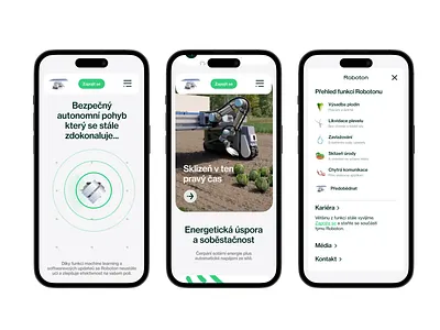Roboton_website_mobile1 ai autonomous design illustration landing page machine learning mobile mobile design product product design showcase tech ui ui design ux