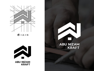 Abu Nizam Kraft Logo artwork branding craft craftwork design designer logo