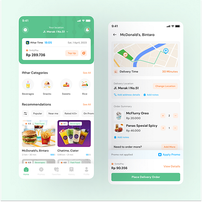 Iftar Delivery Mobile App - Gotkjil app delivery food iftar mobile design ramadhan ui ux