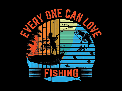 Funny Fly Fishing T shirt Design by Happy Zone on Dribbble