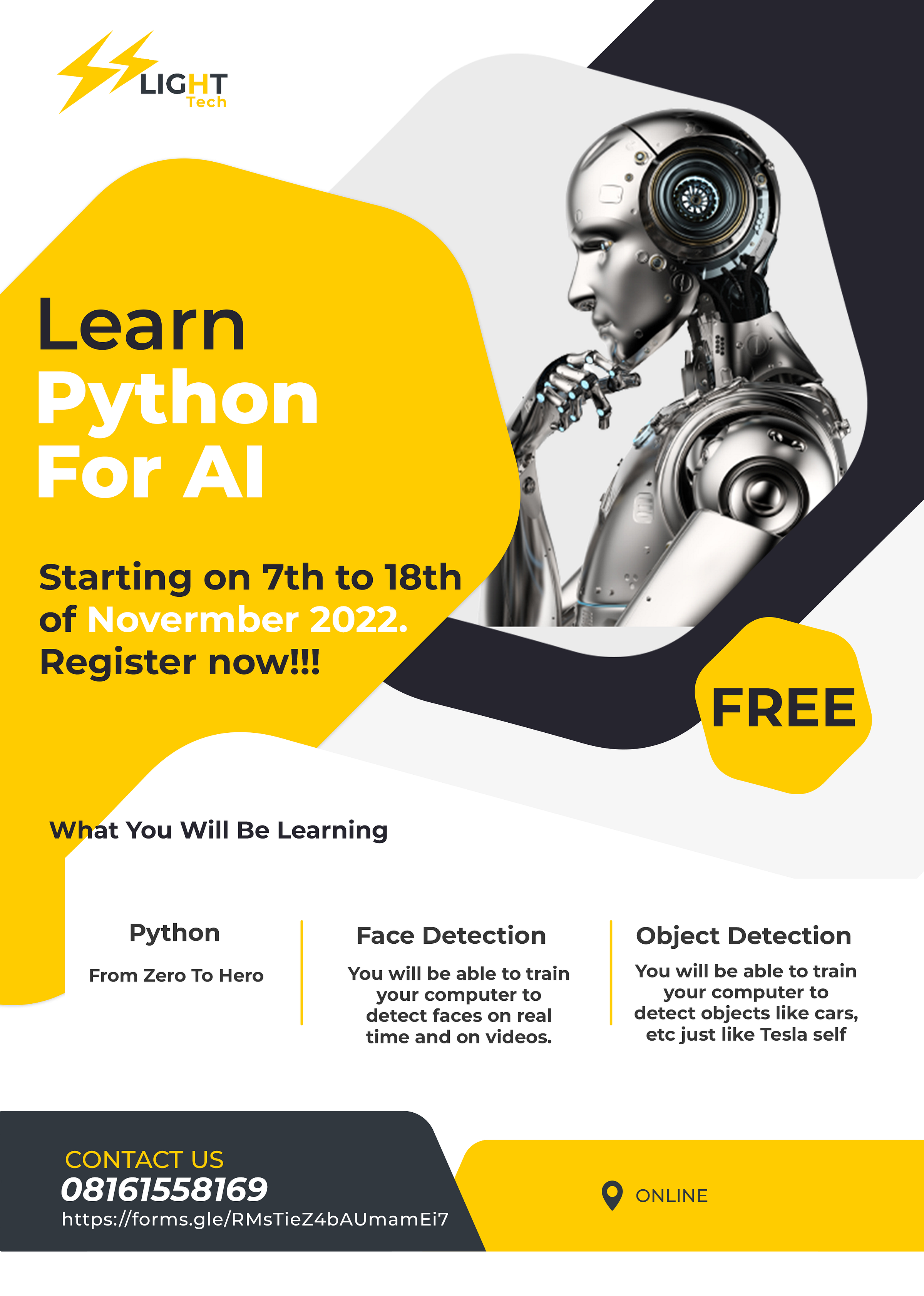 Python Class Flyer by oni Jackson on Dribbble