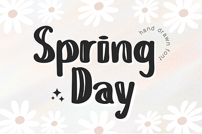 Spring Day Font students font