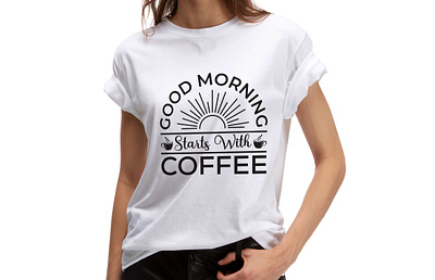 Coffee T-shirt design branding coffee coffee t shirt creative t shirt graphic design illustration new t shirt design t shirt t shirt template vector