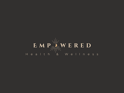 Empowered Health & Wellness Logo brand brand design brand identity branding branding design design iden identity branding logo logo design