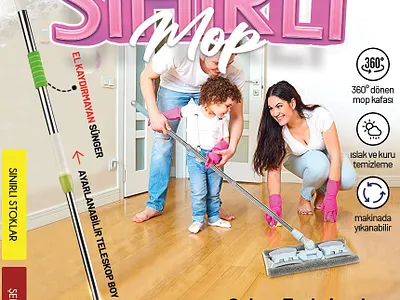 Project Name = Magic Mop branding design graphic design illustration landing page one page web design