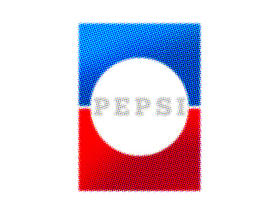Weekly Challenge - New Pepsi logo design dribbbleweeklywarmup halftone identity soda weekly challenge