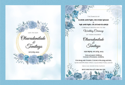 Wedding Invite design floral graphic design invitation wedding