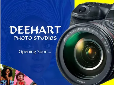 Photo studio branding design graphic design typography