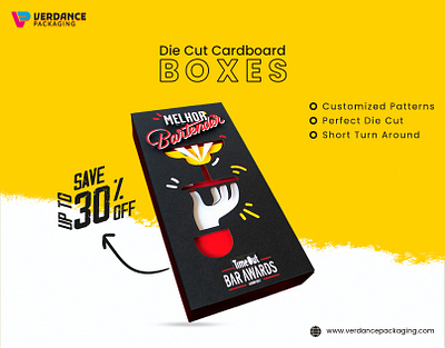 Custom Die Cut Cardboard Boxes Offered by Verdance Packaging cardboard boxes custom boxes custom die cut boxes custom packaging