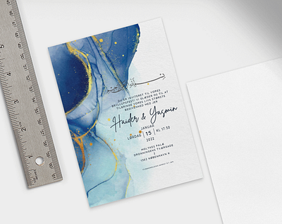 Invitation card wedding card