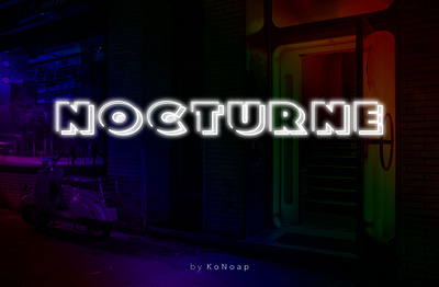 Nocturne Font app branding design graphic design illustration logo typography ui ux vector