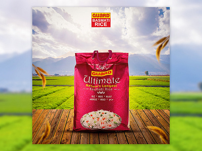 Post Design adsoftheworld advertising advertisingdesign basmati rice clean creativeagency graphic design graphicdesigners guard basmati rice inspiring media photomanipulation photoshopediting post design rice social media social media post designer visualdesign