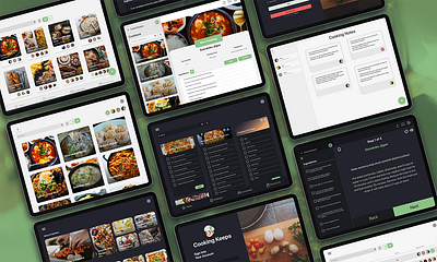 CookingKeeps Case Study branding graphic design illustration typography ui ux