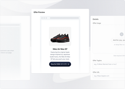 add new offer preview adding admin anoshko clean design ecommerce flow form product shopify ui ux web