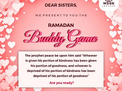 Ramadan Buddy Game design graphic design islamic text effect