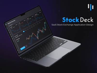 Stock Deck | Saas Stock Exchange Dashboard Design design figma stock stock market ui uidesign uiux ux webdesign website design
