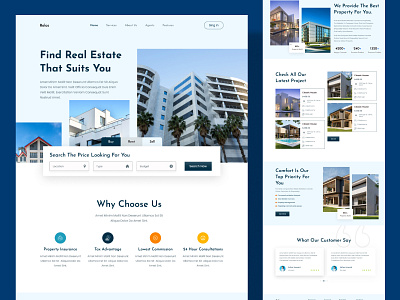 Real Estate landing page branding dailyui design landing page real estate real estate landing page ui ux web webdesign webdesigner website design