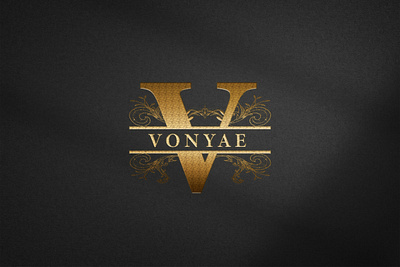 vonyae logo design adobe illustrator branding design graphic design log design logo vector