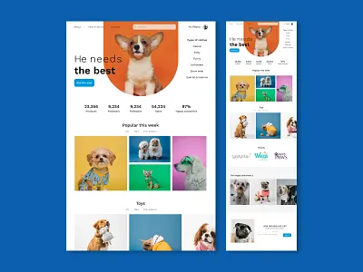 Pet marketplace design ui ux