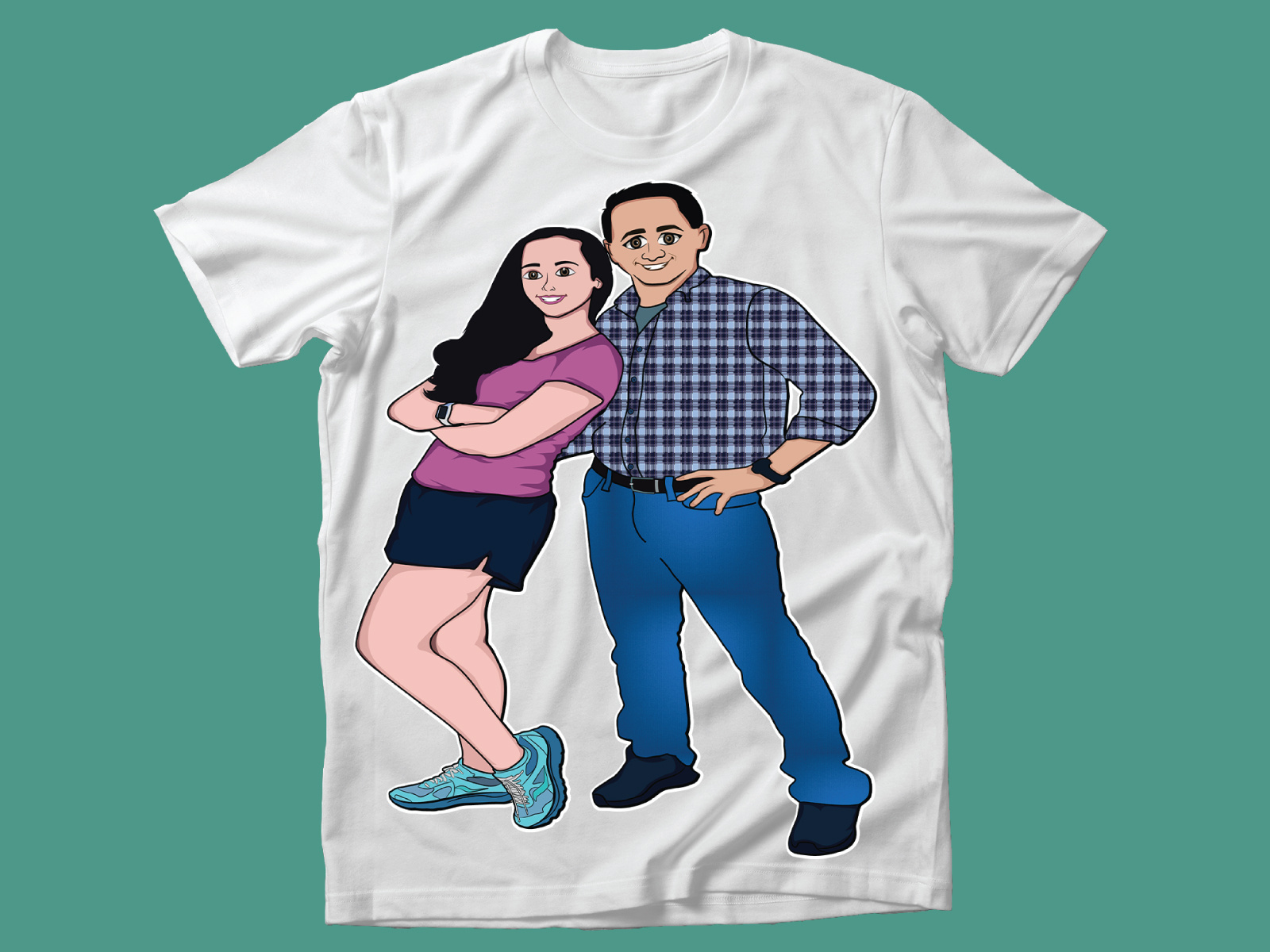 Tee shirt outlet illustration