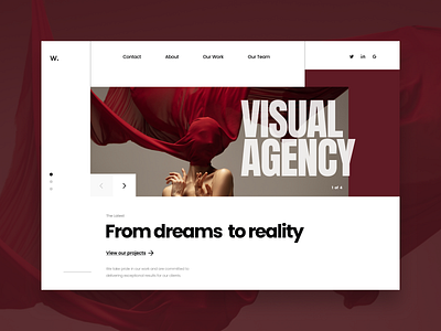 Visual agency | Ux/Ui | Landing page concept branding design graphic design illustration logo minimal mobile design ui ux vector web website