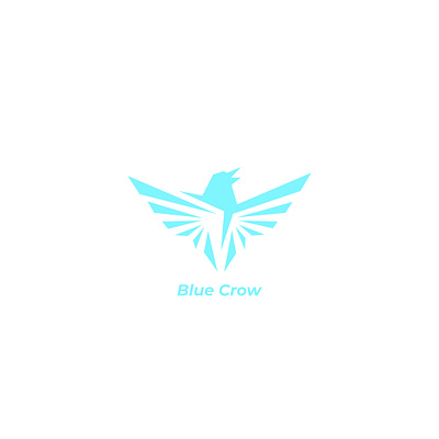 Blue Crow Logo Design branding logo